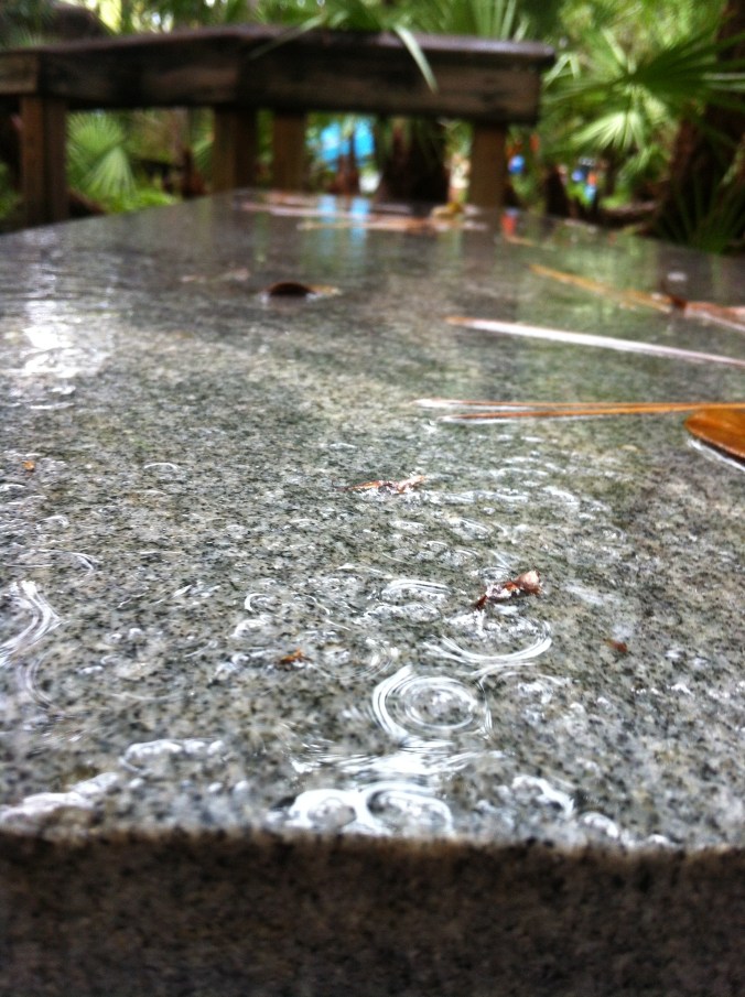 Water Drops on Slab